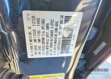 2015 Acura Tlx Advance z USA, uszkodzony, nr VIN 19UUB2F79FA000112